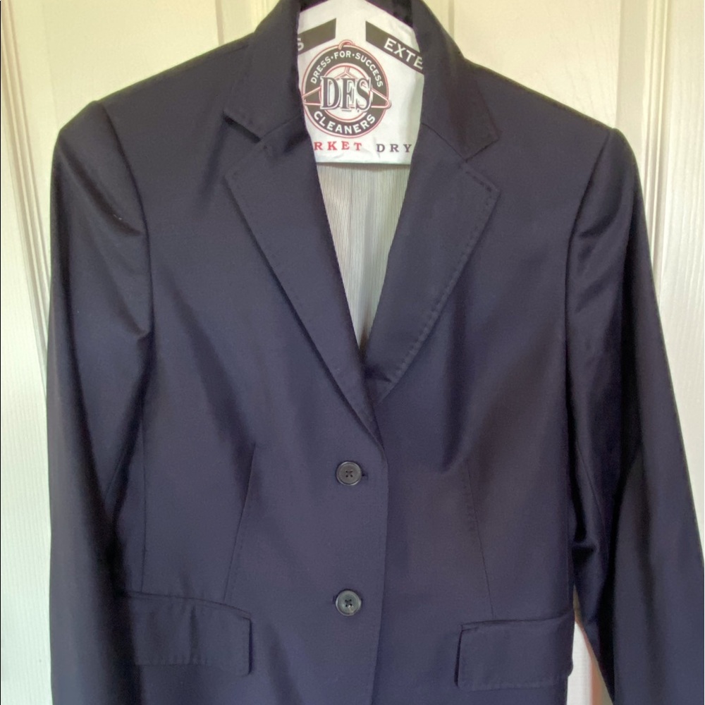 Lands End navy blazer. Like-new condition.